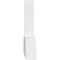 Ekena Millwork Portland Architectural Grade PVC Gable Bracket, 36"W x 12"H x 2"D x 4"F, 8/12 Pitch GBP036X12X0204POR00 - alternate 5